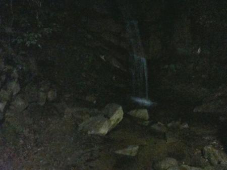 高座の滝へ下ったときは真っ暗になっていた。お疲れ様でした