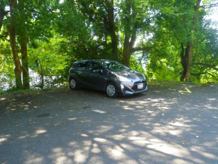 途中で地元の人が軽トラで松尾寺まで送ってくれて駐車場に到着。暑かったけど満足できた。本日もお疲れ様でした