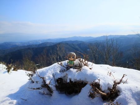 雪村あおいちゃんと南部の山々を撮影したけど、やっぱり背景はボケるのね