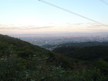 岩倉山のビューポイントからの展望