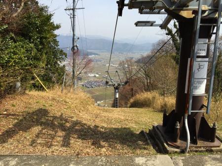 リフトトップ。滋賀県の山って低山でも高度感があるように感じる