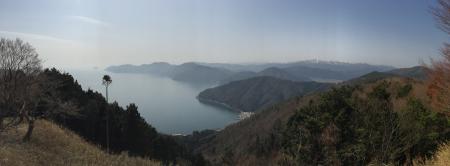 南側・琵琶湖