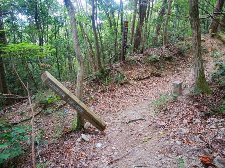 道標が丹生山ではなく丹生神社となっているが、とりあえずそっちの方向へ歩いていく