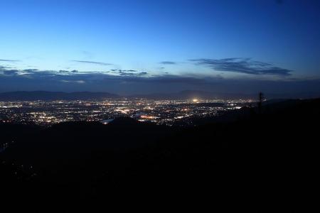 槙尾山展望台からの夜景