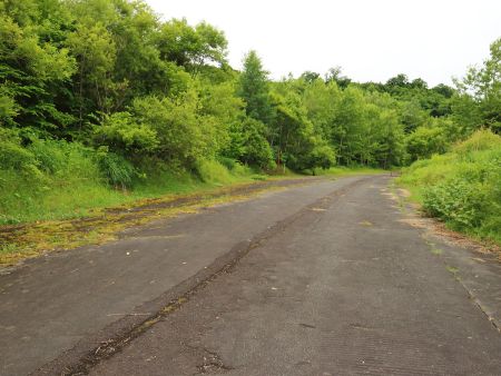 昔使われていた道路が残っていたが、この付近にも団地があったのかな！？