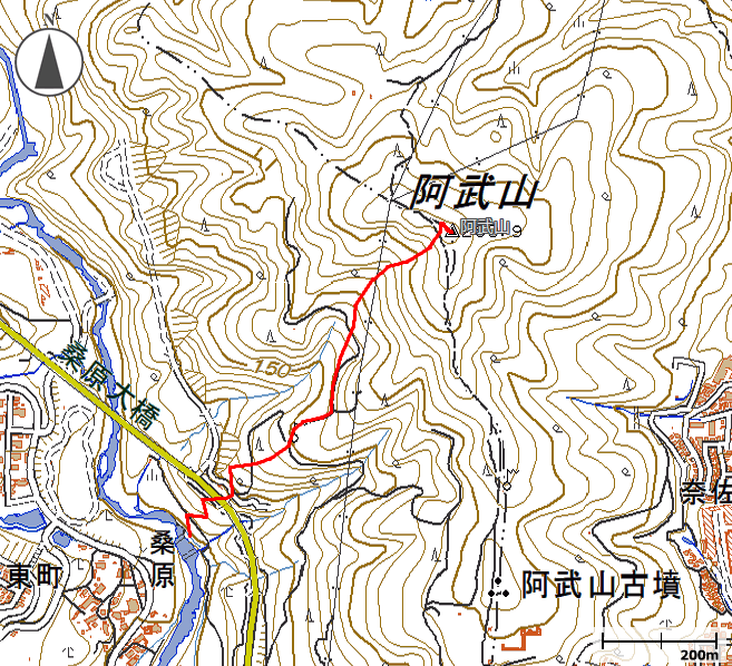 阿武山地図