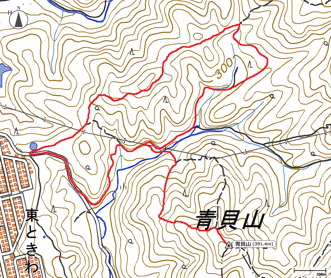 青貝山地図