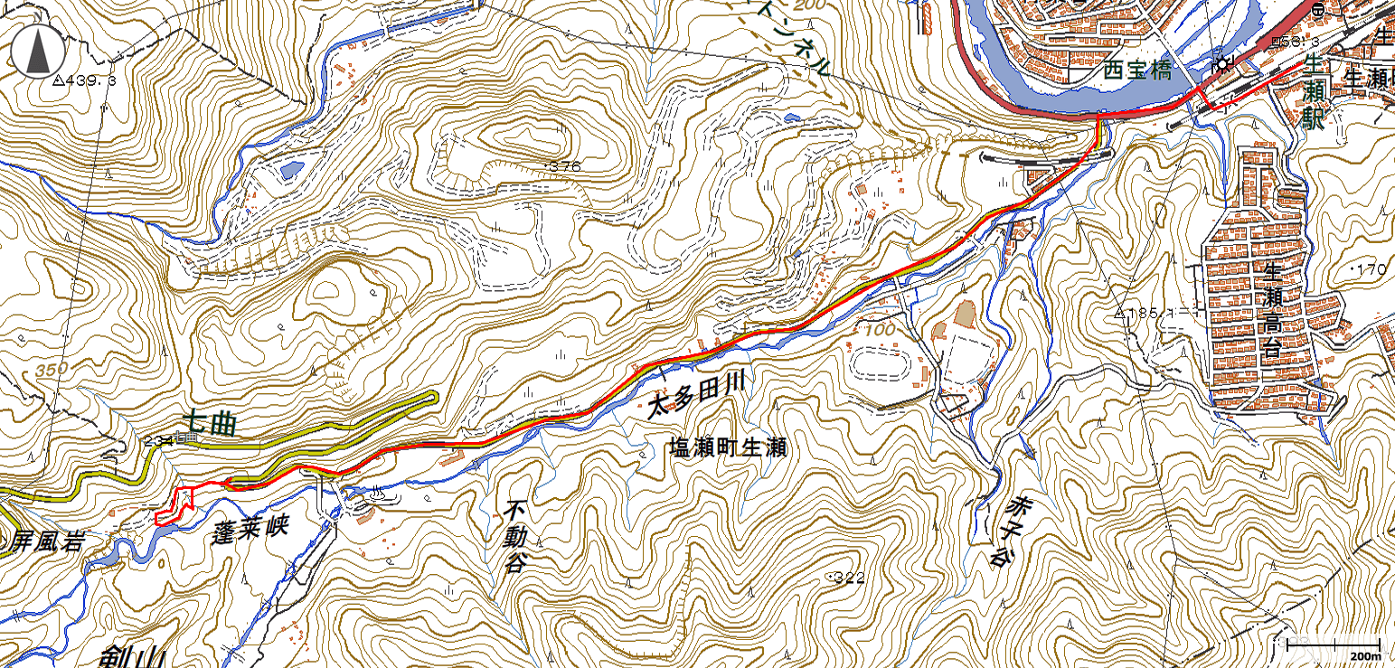 蓬莱峡地図