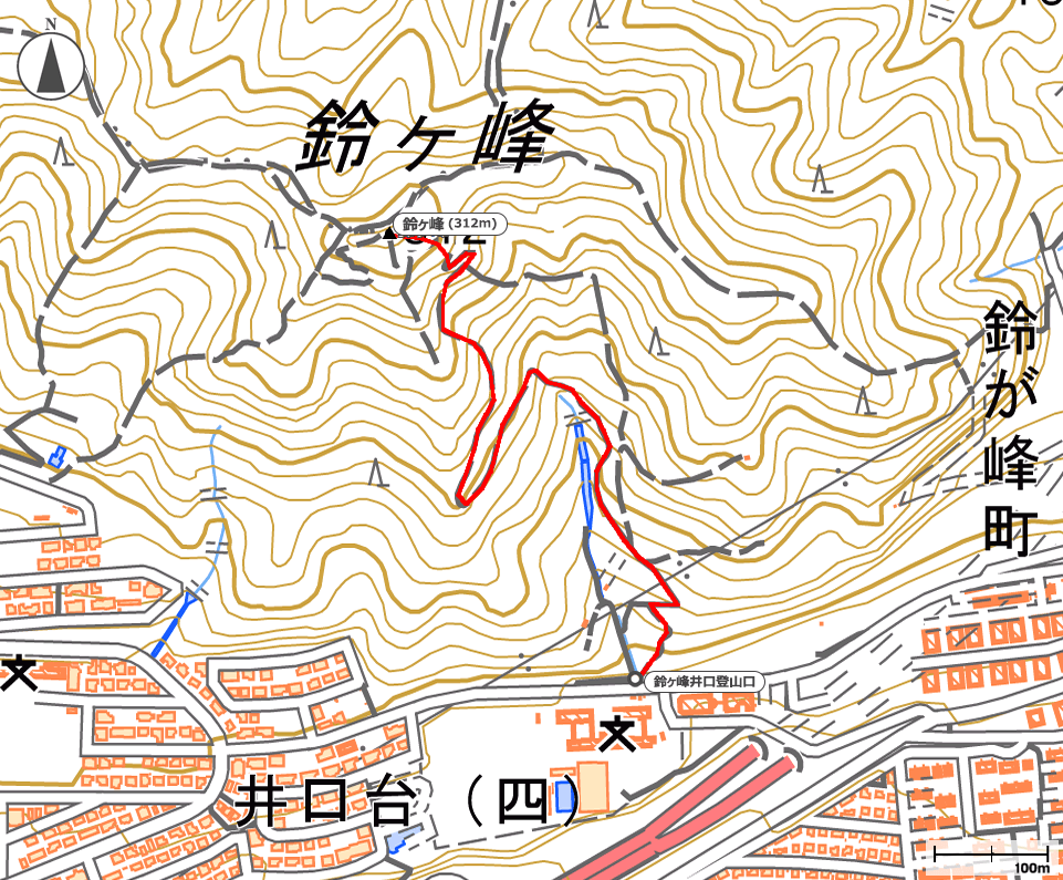 鈴ヶ峰地図
