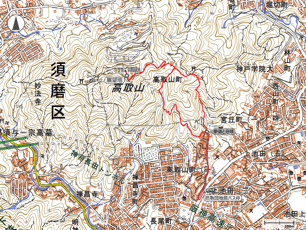 高取山地図