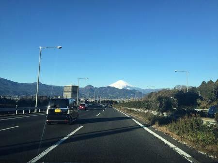 今日は富士山がハッキリ見える
