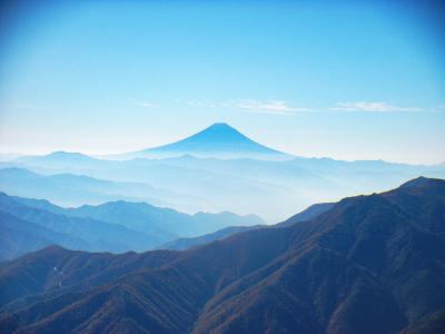 思わず富士山ズームで撮影。やっぱ富士山は見る山よねぇ～