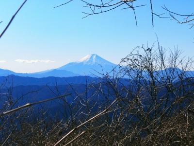 山頂手前にある富士山ビューポイント。結構デカデカと富士山を望むことができた