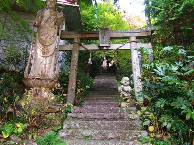 ここが七宝寺の入り口。七面山となっている