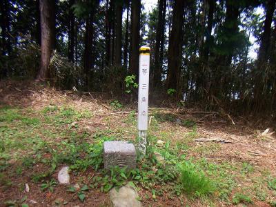 和泉葛城山の一等三角点(865.7m)