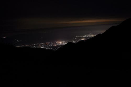 安曇野市街の夜景