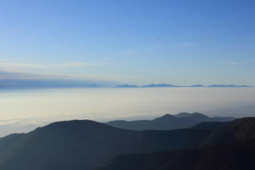 体調悪いけど、富士山、八ヶ岳、南アルプス側が見えたので撮影