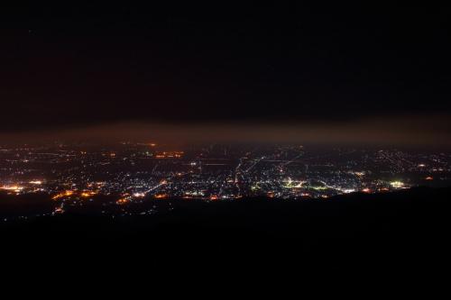 午前0:00についてしまったのでもう一つ長野県の夜景スポット萱野高原で夜景撮影