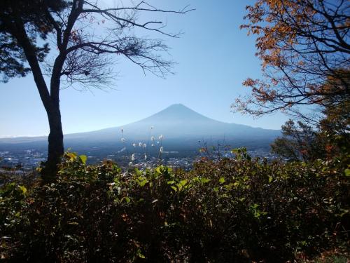 富士山もこの通り。晴天で雲一つなく素晴らしい！