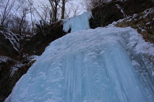 見事な氷瀑